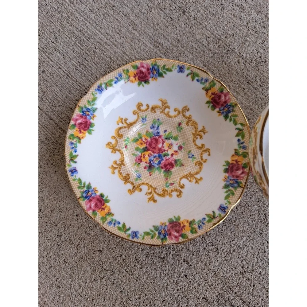 Paragon By Appointment Fine Bone China England Regd Manuel Coffee Cup & Sauser